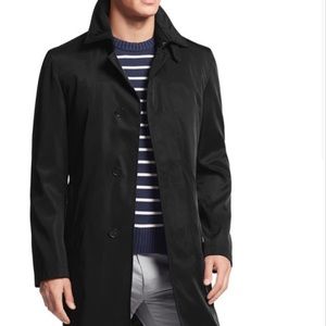 Calvin Klein Black Slim Rain Coat Size 42 R.